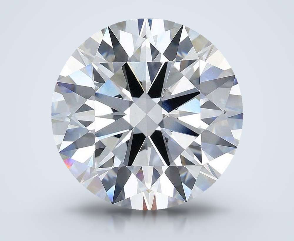 11.04ct F VVS2 Rare Carat Ideal Cut Round Lab Grown Diamond