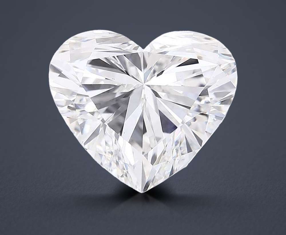 10.02ct F VS1 Very Good Cut Heart Lab Grown Diamond