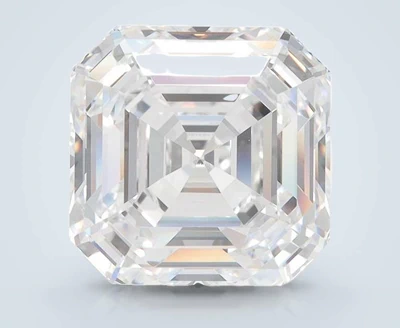 6.10ct D IF Rare Carat Ideal Cut Asscher Lab Grown Diamond