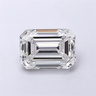 1.07ct G VVS2 Very Good Cut Emerald Lab Grown Diamond