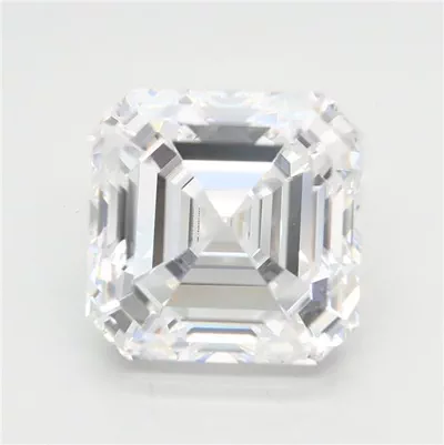 4.00ct D VVS2 Rare Carat Ideal Cut Asscher Lab Grown Diamond