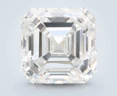 4.00ct D VVS2 Rare Carat Ideal Cut Asscher Lab Grown Diamond