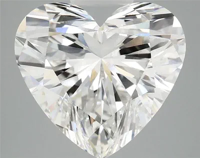 6.06ct F VS1 Rare Carat Ideal Cut Heart Lab Grown Diamond