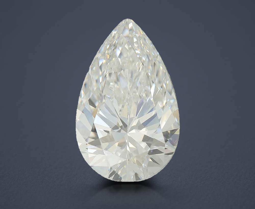 5.19ct E VS1 Rare Carat Ideal Cut Pear Lab Grown Diamond