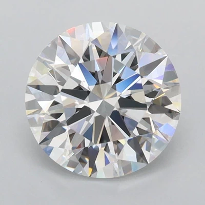 1.97ct D FL Rare Carat Ideal Cut Round Lab Grown Diamond