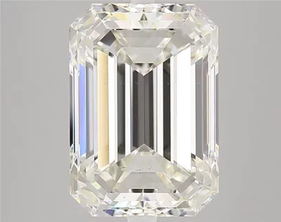 7.07ct J SI1 Excellent Cut Emerald Diamond