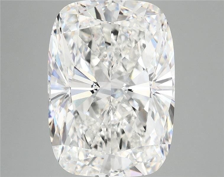 9.19ct F VVS2 Rare Carat Ideal Cut Cushion Lab Grown Diamond