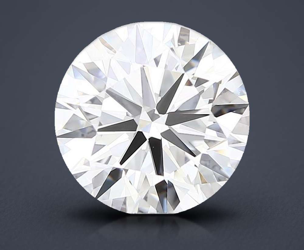 3.40ct H VS1 Rare Carat Ideal Cut Round Lab Grown Diamond