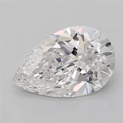 2.08ct E VS1 Rare Carat Ideal Cut Pear Lab Grown Diamond