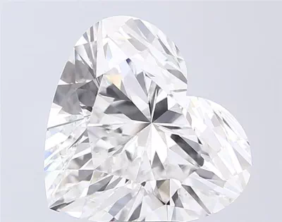 6.78ct E VVS2 Rare Carat Ideal Cut Heart Lab Grown Diamond