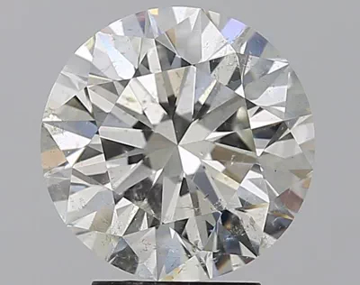 3.50ct H SI2 Rare Carat Ideal Cut Round Diamond