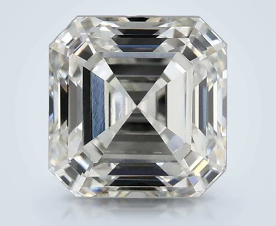 3.09ct F VS1 Rare Carat Ideal Cut Asscher Lab Grown Diamond