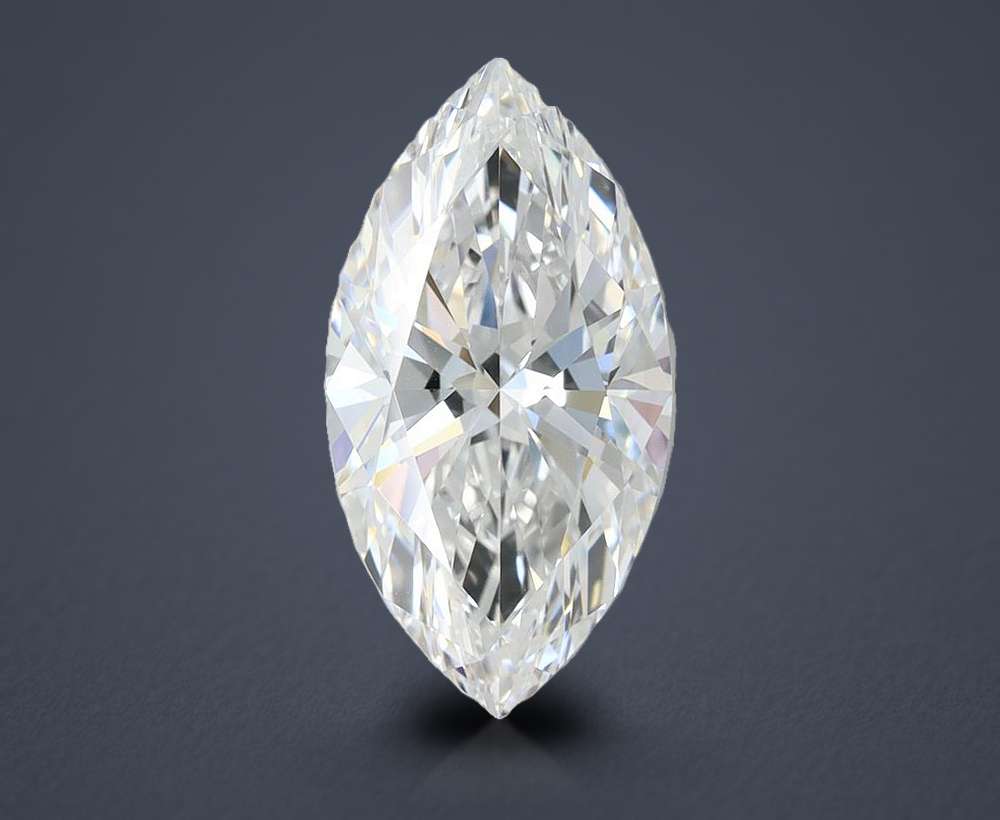 2.45ct D FL Rare Carat Ideal Cut Marquise Lab Grown Diamond