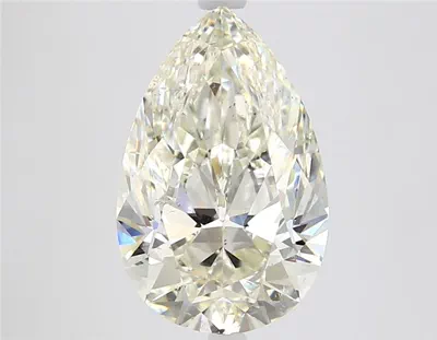 3.04ct K SI1 Rare Carat Ideal Cut Pear Diamond