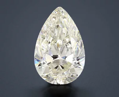 3.04ct K SI1 Rare Carat Ideal Cut Pear Diamond