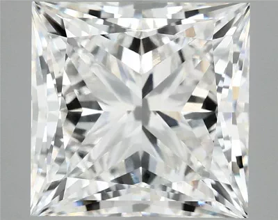 10.48ct F VVS2 Rare Carat Ideal Cut Princess Lab Grown Diamond