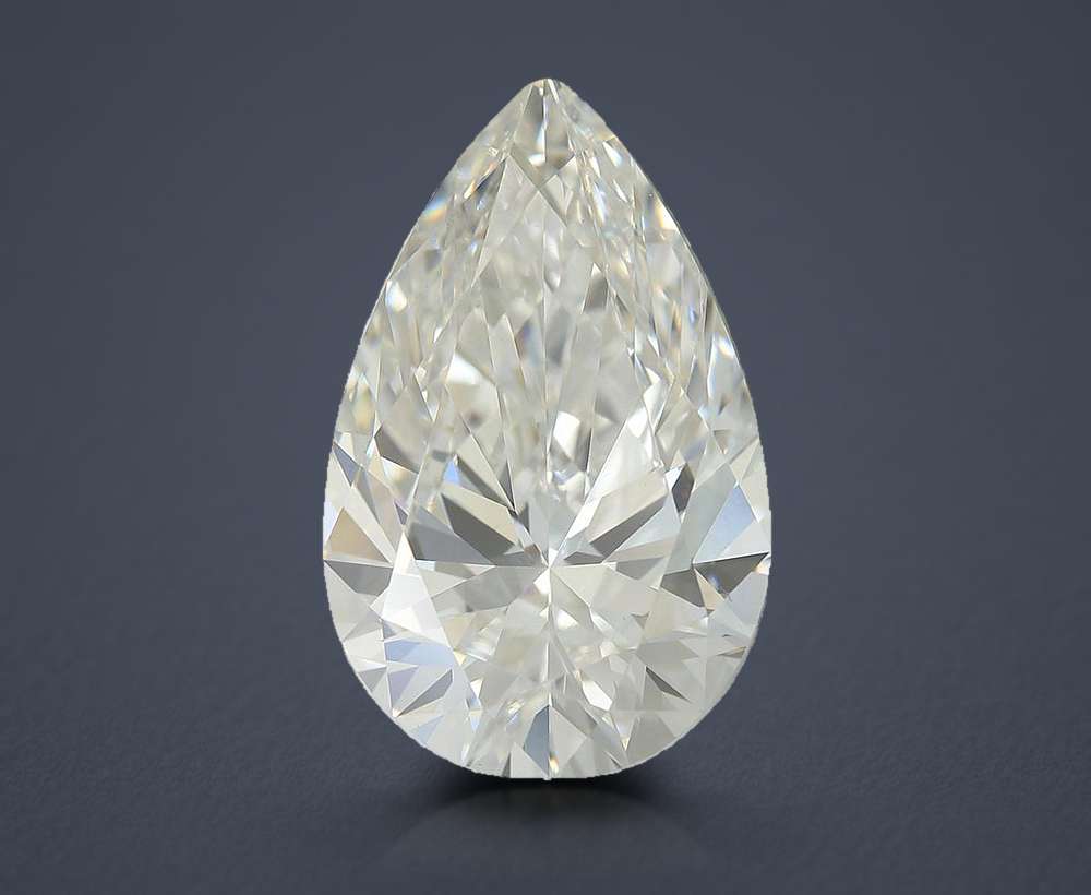5.12ct G VVS2 Rare Carat Ideal Cut Pear Lab Grown Diamond