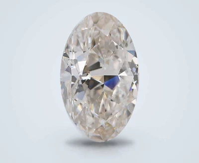 8.14ct H VVS2 Rare Carat Ideal Cut Oval Diamond