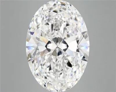 10.58ct E VVS2 Rare Carat Ideal Cut Oval Lab Grown Diamond