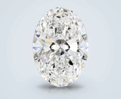 10.58ct E VVS2 Rare Carat Ideal Cut Oval Lab Grown Diamond