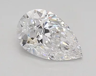 0.60ct D VVS1 Rare Carat Ideal Cut Pear Lab Grown Diamond