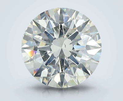 3.50ct K SI2 Rare Carat Ideal Cut Round Diamond