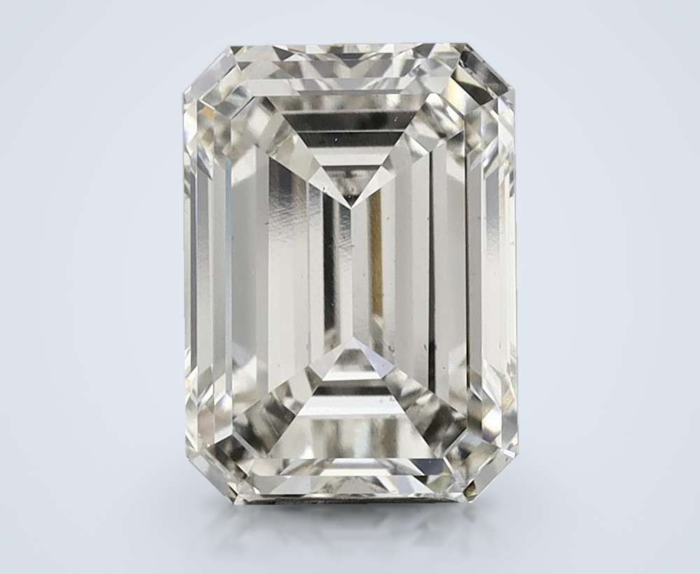 5.02ct H VS2 Rare Carat Ideal Cut Emerald Lab Grown Diamond