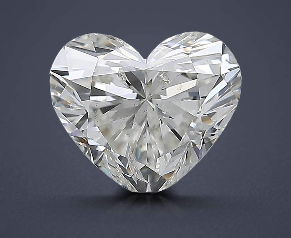 1.50ct H SI2 Rare Carat Ideal Cut Heart Diamond
