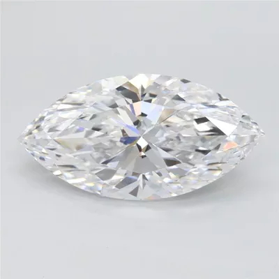 2.45ct D FL Very Good Cut Marquise Lab Grown Diamond