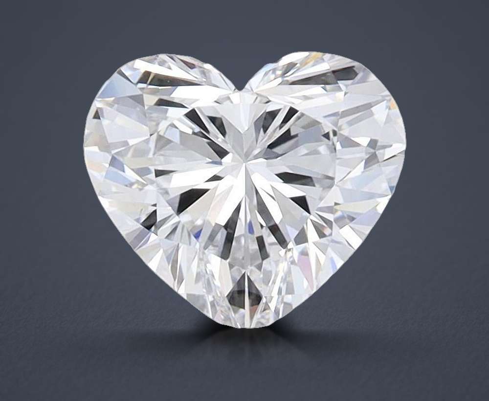 1.45ct E VS1 Rare Carat Ideal Cut Heart Lab Grown Diamond