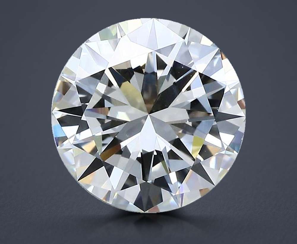 2.62ct J VVS2 Good Cut Round Diamond
