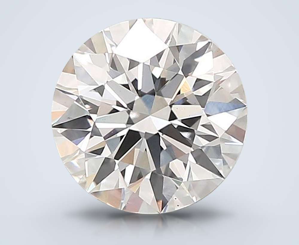2.01ct F VS1 Rare Carat Ideal Cut Round Lab Grown Diamond