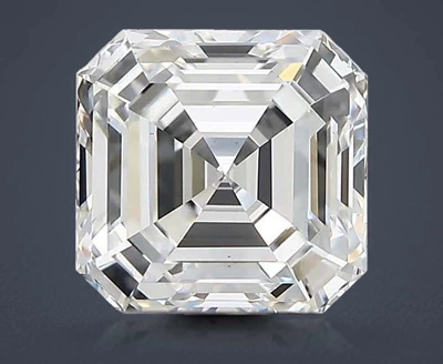 1.04ct E VS1 Rare Carat Ideal Cut Asscher Lab Grown Diamond