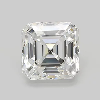 3.78ct D VS1 Very Good Cut Asscher Lab Grown Diamond