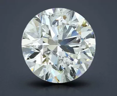 4.02ct K SI2 Rare Carat Ideal Cut Round Diamond