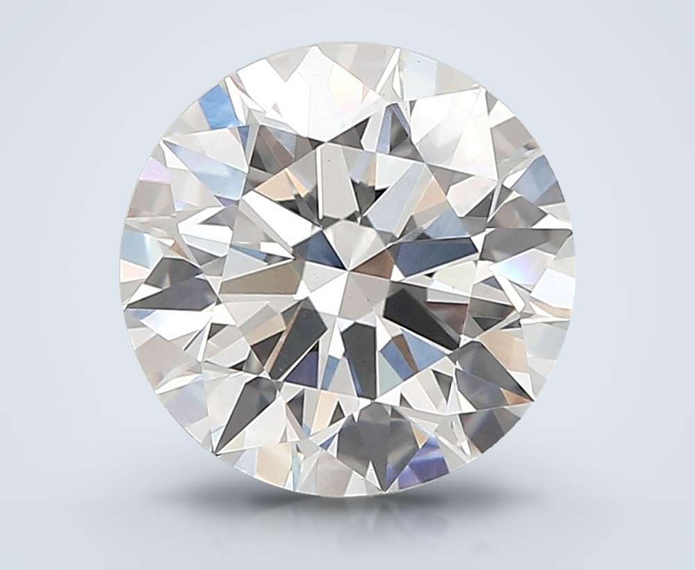 3.01ct F VS1 Rare Carat Ideal Cut Round Lab Grown Diamond
