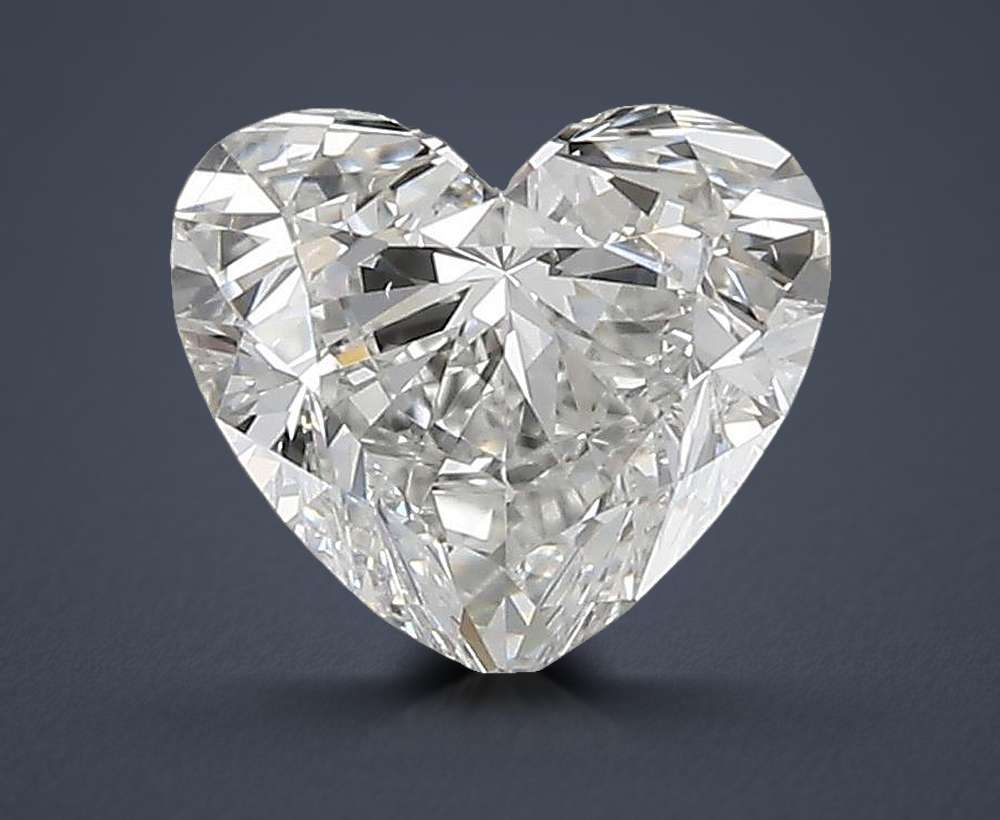 0.73ct H SI1 Excellent Cut Heart Diamond