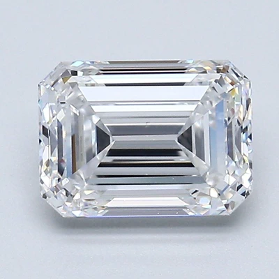 2.02ct D VS1 Rare Carat Ideal Cut Emerald Diamond