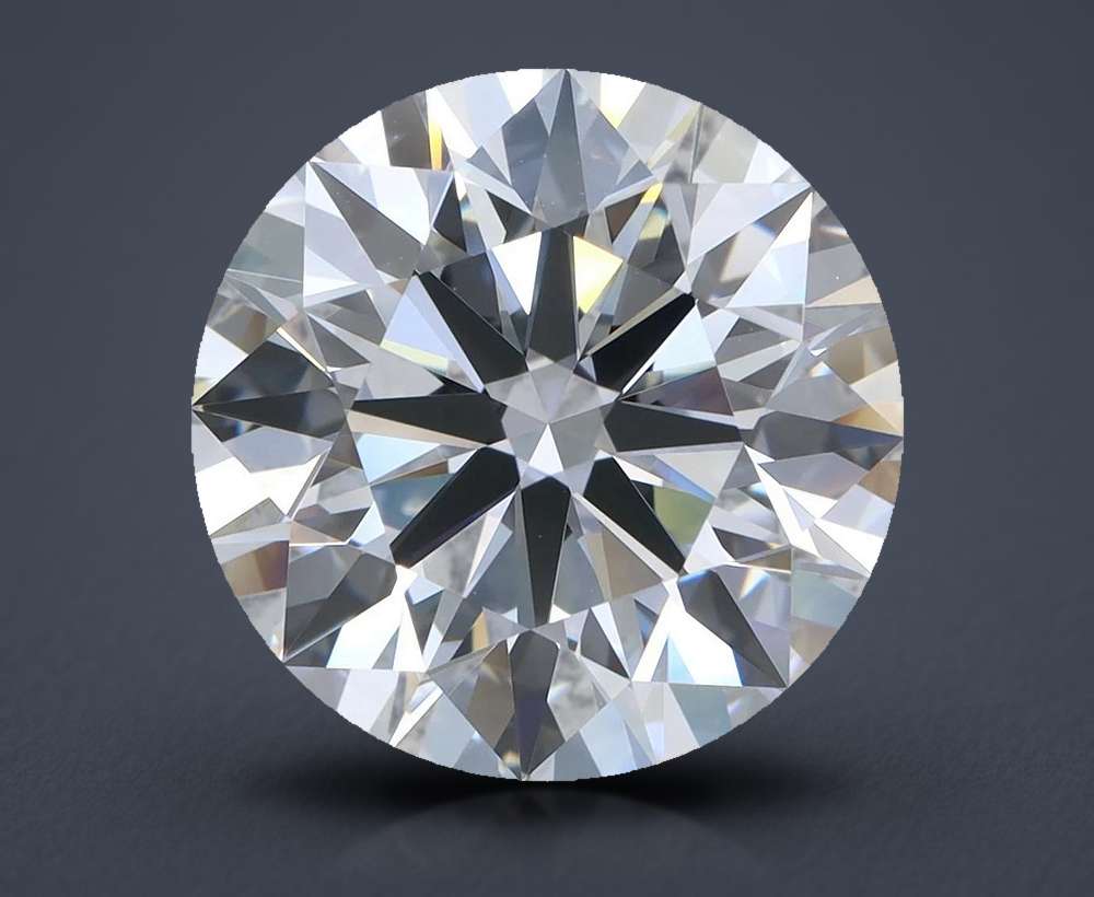 5.02ct F VVS2 Rare Carat Ideal Cut Round Lab Grown Diamond