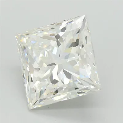3.04ct F VVS2 Rare Carat Ideal Cut Princess Lab Grown Diamond
