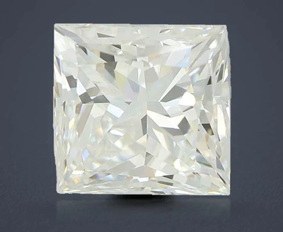 3.04ct F VVS2 Rare Carat Ideal Cut Princess Lab Grown Diamond