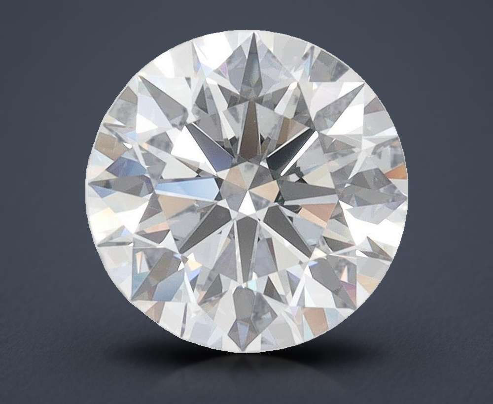 2.56ct D VVS1 Rare Carat Ideal Cut Round Lab Grown Diamond