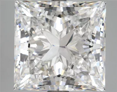10.81ct E VVS2 Rare Carat Ideal Cut Princess Lab Grown Diamond