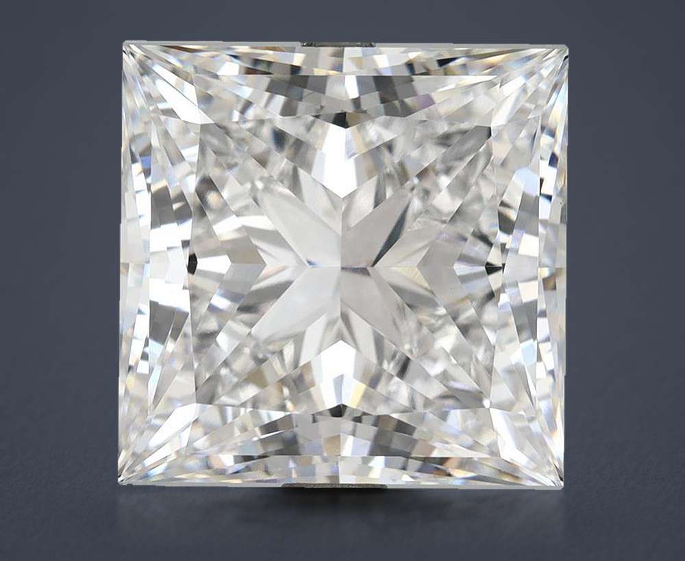 10.81ct E VVS2 Rare Carat Ideal Cut Princess Lab Grown Diamond