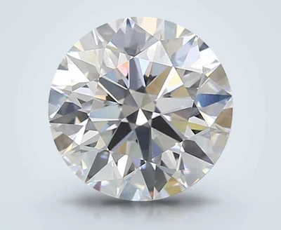 3.08ct E VS1 Rare Carat Ideal Cut Round Lab Grown Diamond