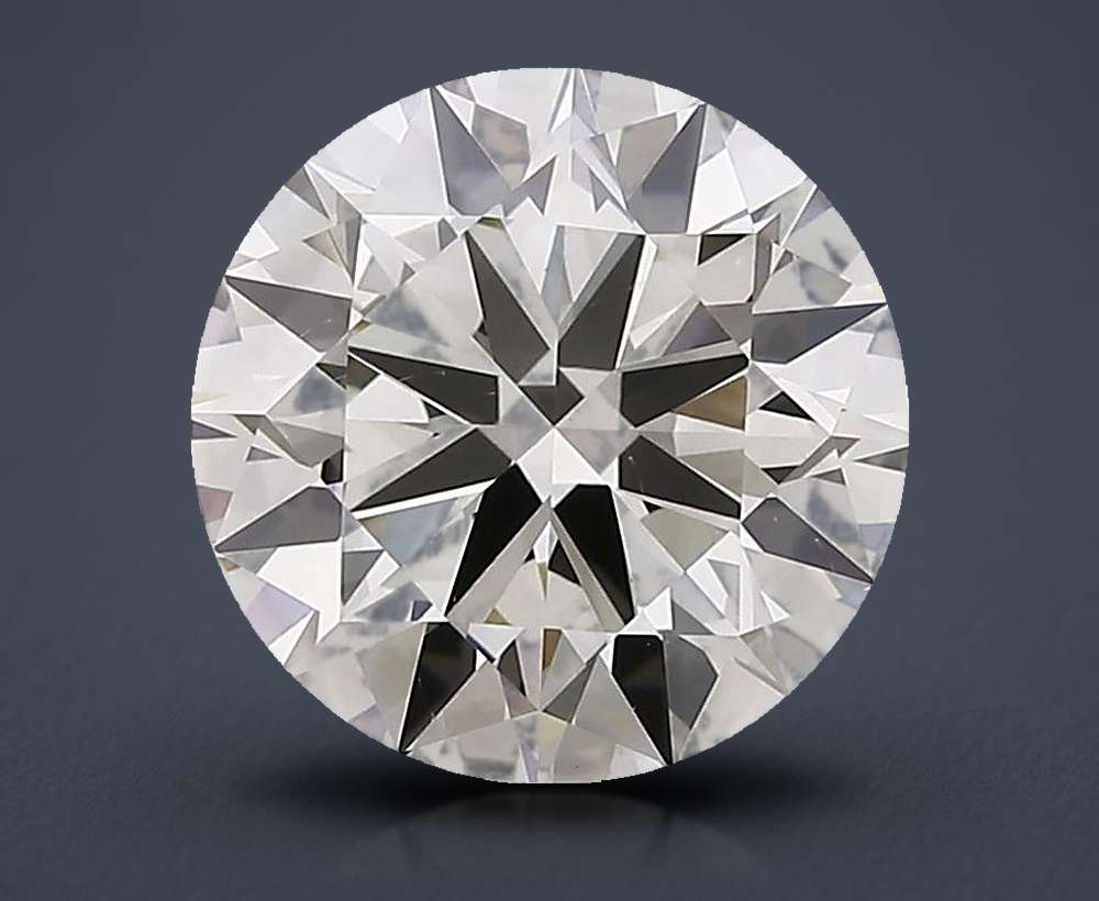 3.01ct J VS1 Excellent Cut Round Lab Grown Diamond
