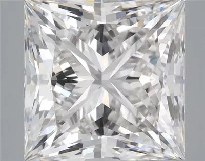 6.72ct G VS1 Rare Carat Ideal Cut Princess Lab Grown Diamond
