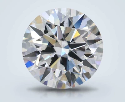 2.09ct D VS2 Rare Carat Ideal Cut Round Lab Grown Diamond