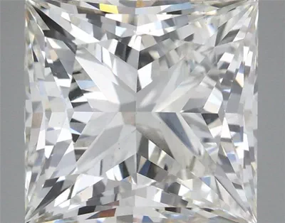 5.09ct H VS1 Rare Carat Ideal Cut Princess Lab Grown Diamond
