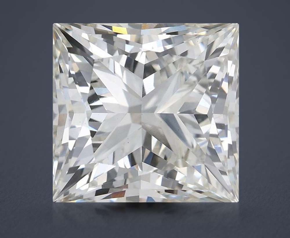 5.09ct H VS1 Rare Carat Ideal Cut Princess Lab Grown Diamond